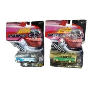 Johnny Lightning American Chrome 1955 Ford Crown Victoria 1957 Lincoln Premier
